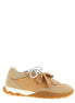 PINKO Beige Calfskin Athletic Sneakers