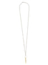 Jil Sander Gold Brass Necklace