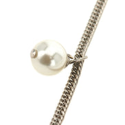 Jil Sander 601 Gold-Tone Brass and Pearl Chain Necklace