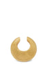 Jil Sander Gold Brass Earrings