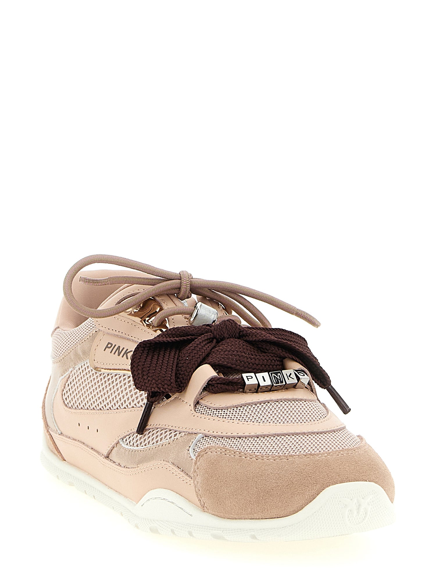 PINKO Multicolor Leather Athletic Sneakers