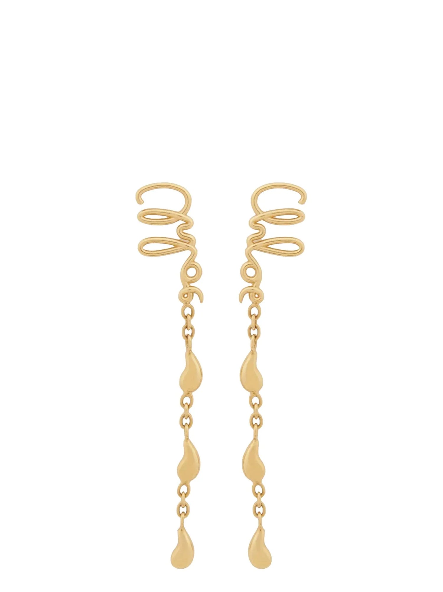 Chloé Gold Brass Earrings