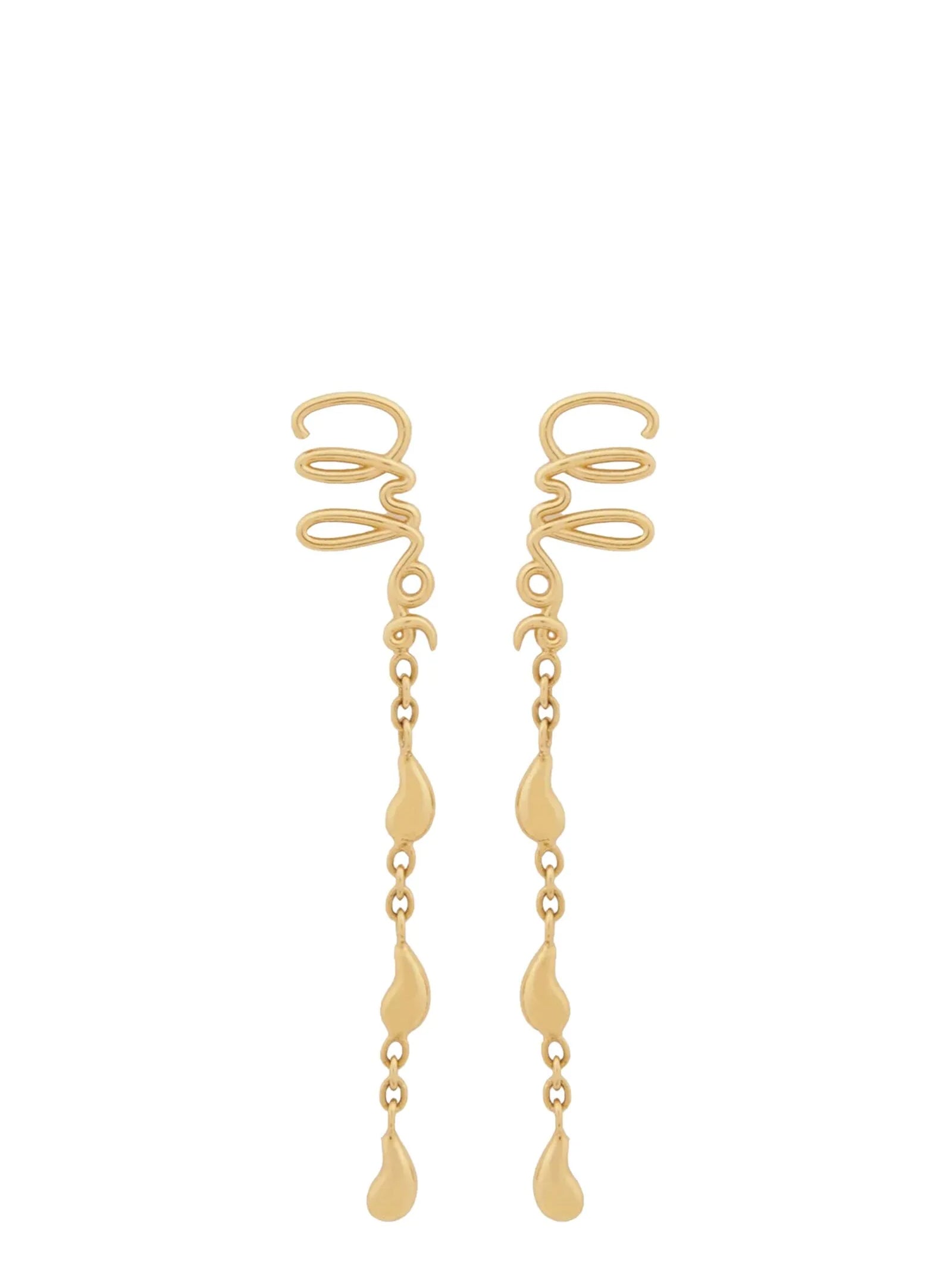Chloé Gold Brass Earrings