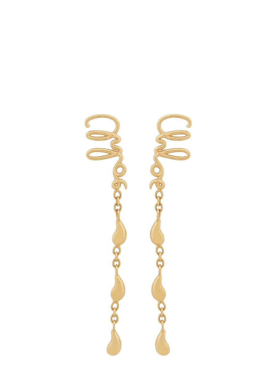 Chloé Gold Brass Earrings