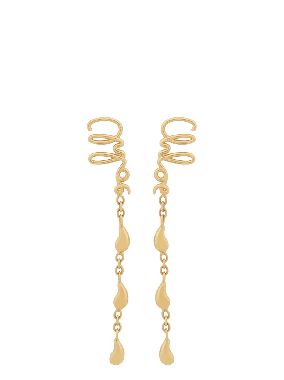 Chloé Gold Brass Earrings