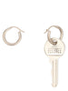 MM6 Maison Margiela Silver Brass Earrings