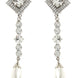 Alessandra Rich Silver Plastic Earrings
