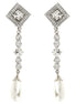 Alessandra Rich Silver Plastic Earrings