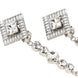 Alessandra Rich Silver Plastic Earrings