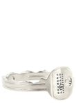 MM6 Maison Margiela Silver Brass Bracelet