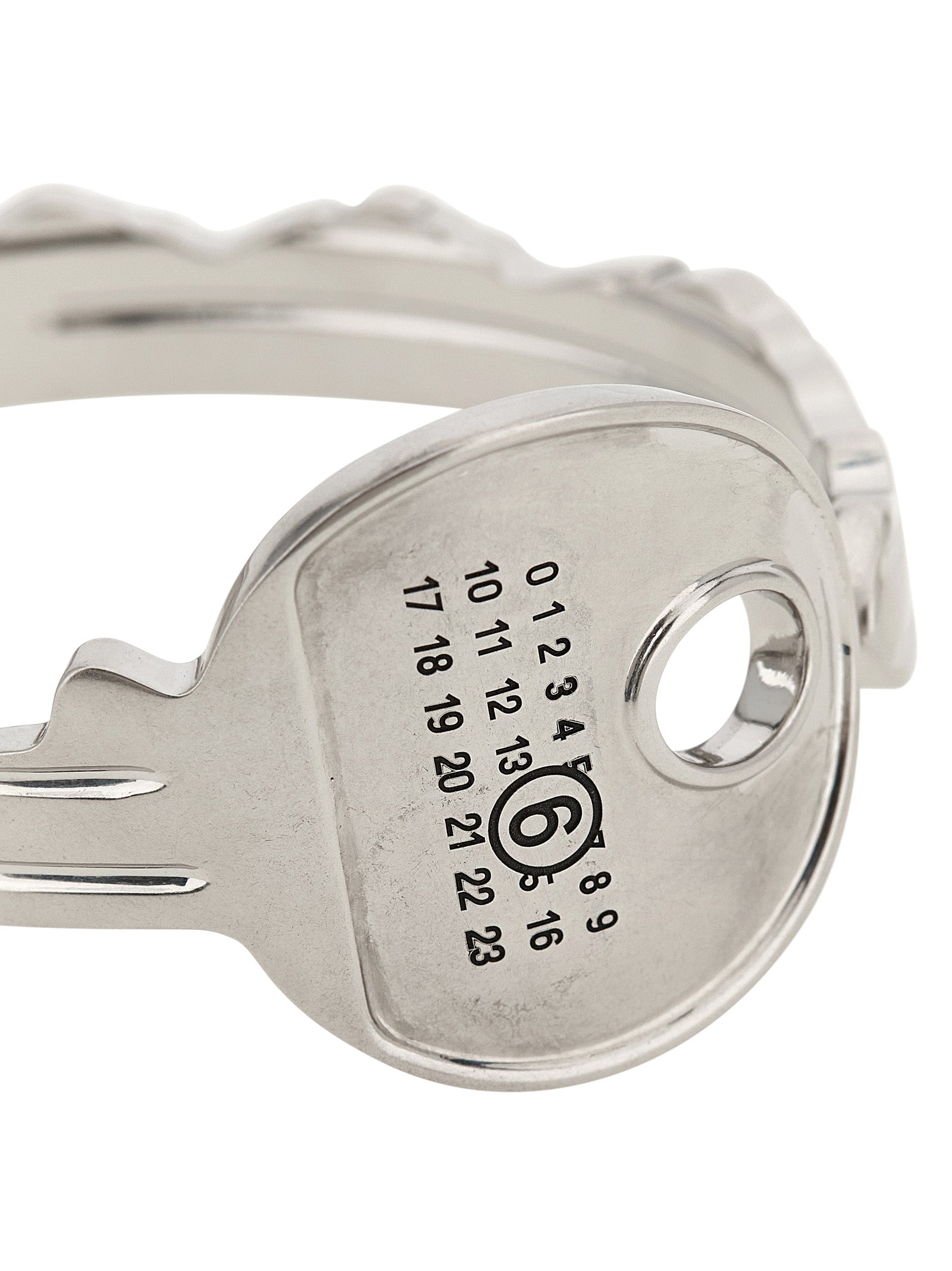 MM6 Maison Margiela Silver Brass Bracelet