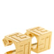 Balmain Gold Brass Earrings
