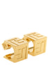 Balmain Gold Brass Earrings