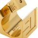 Balmain Gold Brass Earrings