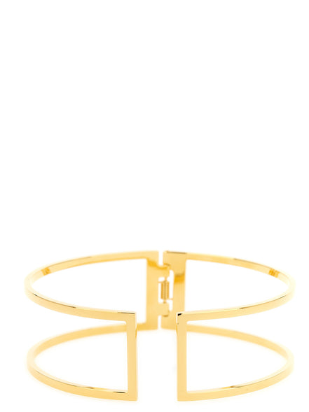 Elisabetta Franchi Gold Brass Necklace