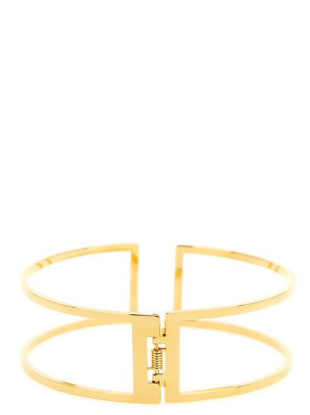 Elisabetta Franchi Gold Brass Necklace