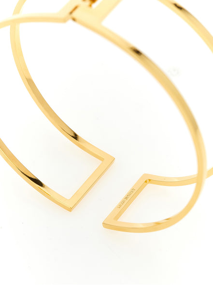 Elisabetta Franchi Gold Brass Necklace