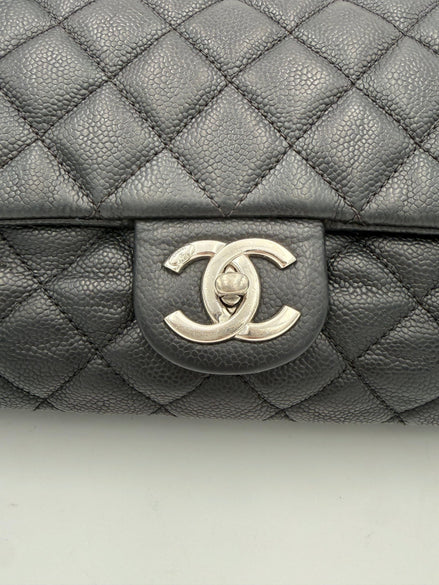 Chanel CHANEL Timeless Classique «ΤΣΑΝΤΑ ΜΕ ΚΑΠΑΚΙ ΚΑΙ ΦΕΡΜΟΥΑΡ»