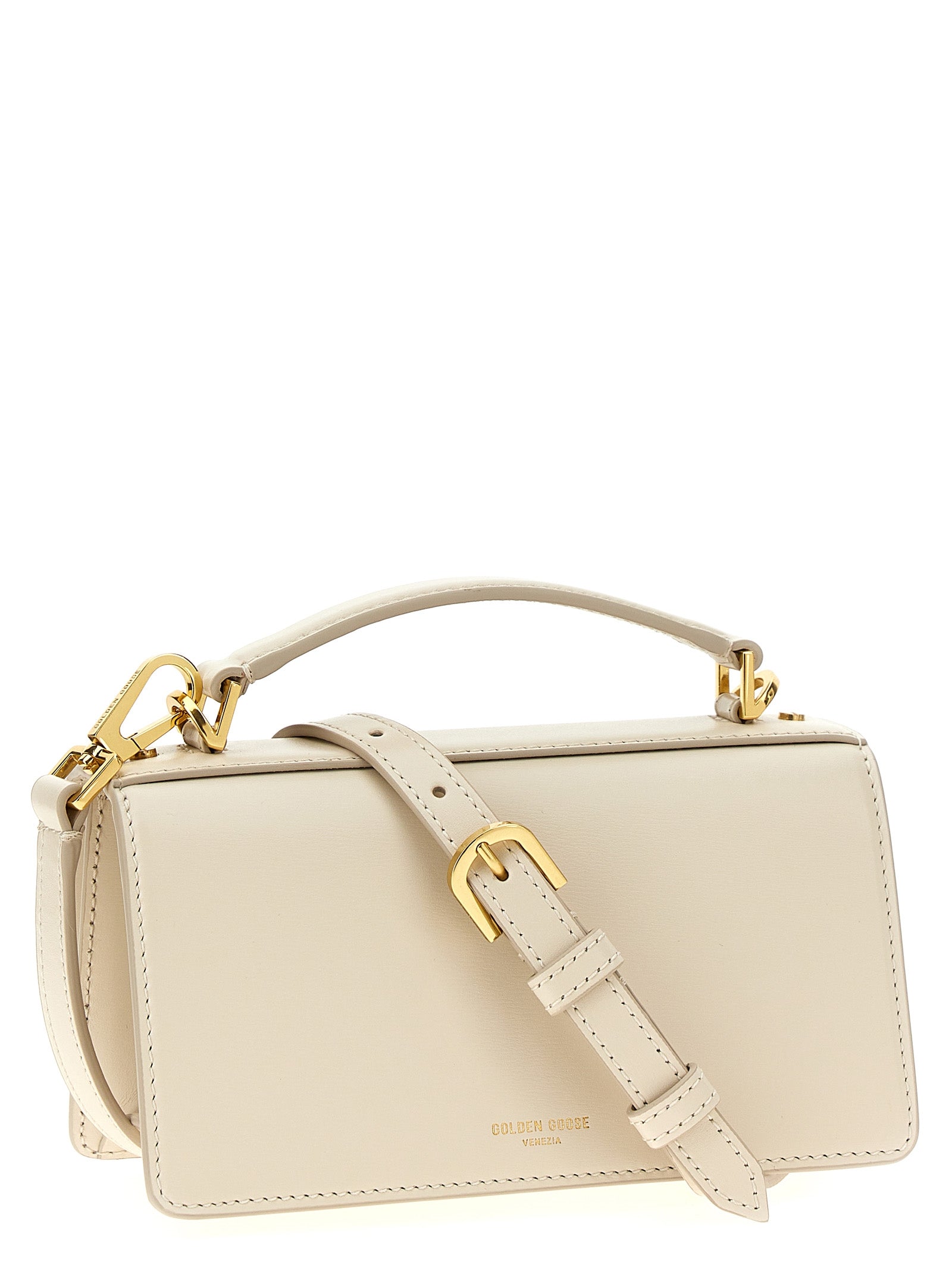 Golden Goose White Cowhide Handbag
