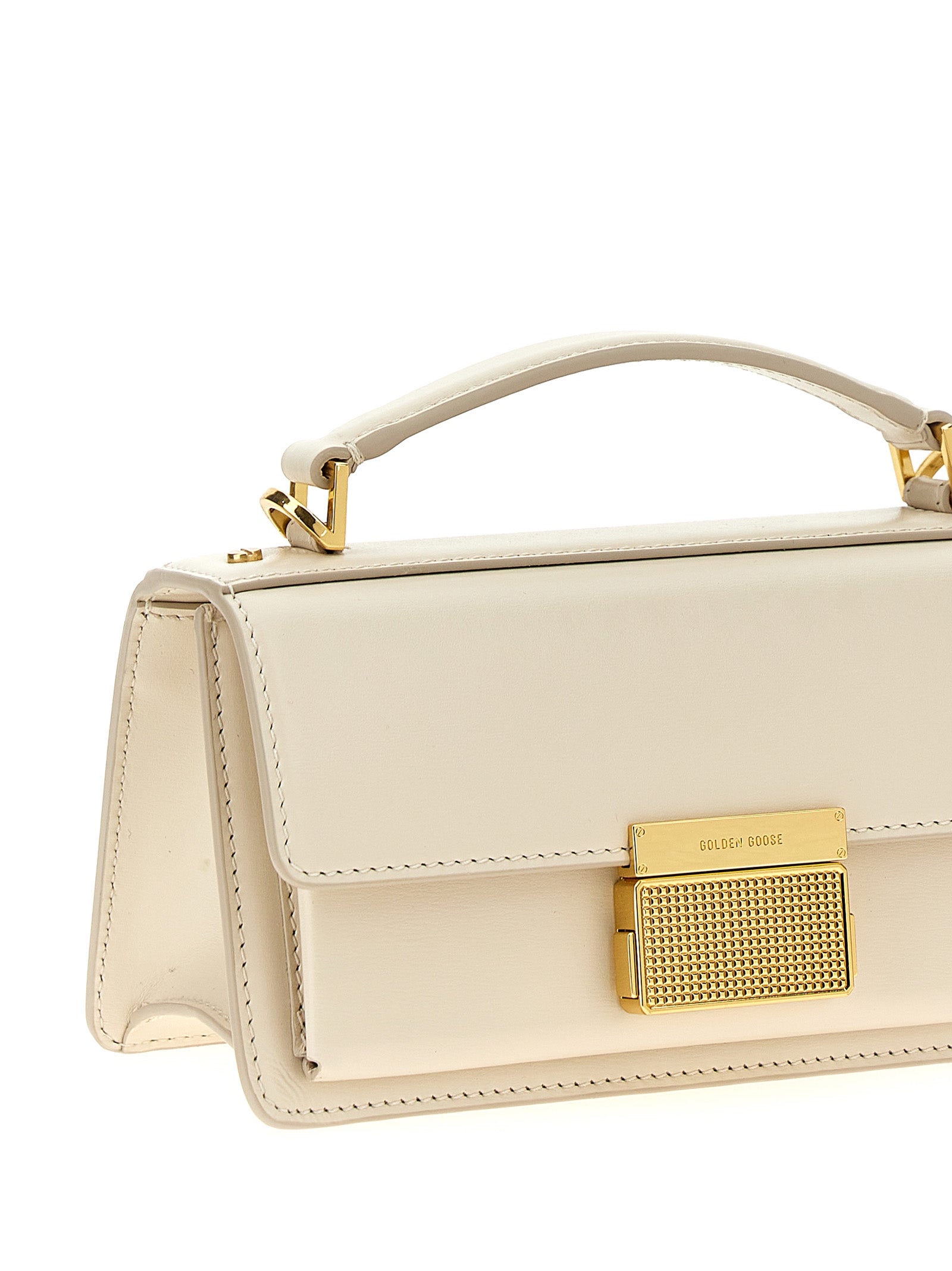 Golden Goose White Cowhide Handbag