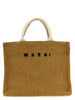 Marni Beige Cotton Tote Bag
