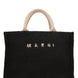 Marni Black Cotton Tote Bag