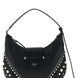 Jimmy Choo White Lamb Leather Shoulder Bag
