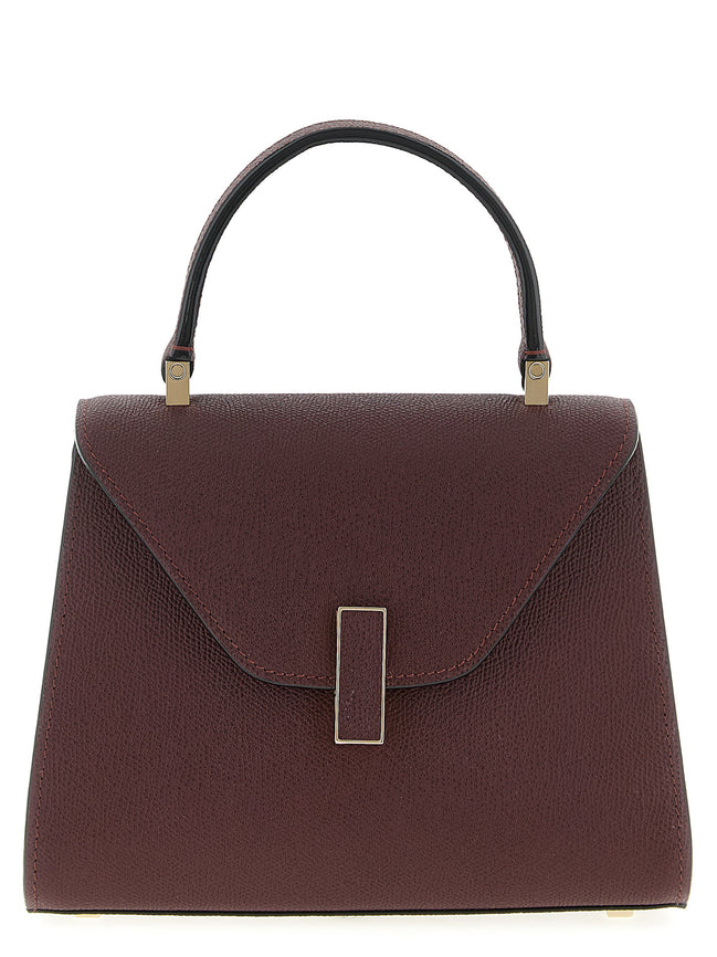 Valextra Bordeaux Calfskin Handbag