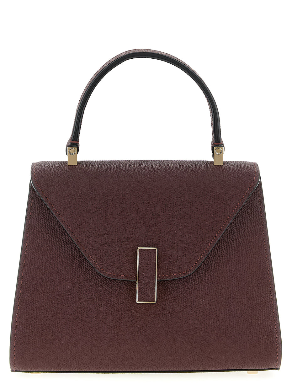 Valextra Bordeaux Calfskin Handbag
