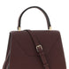 Valextra Bordeaux Calfskin Handbag