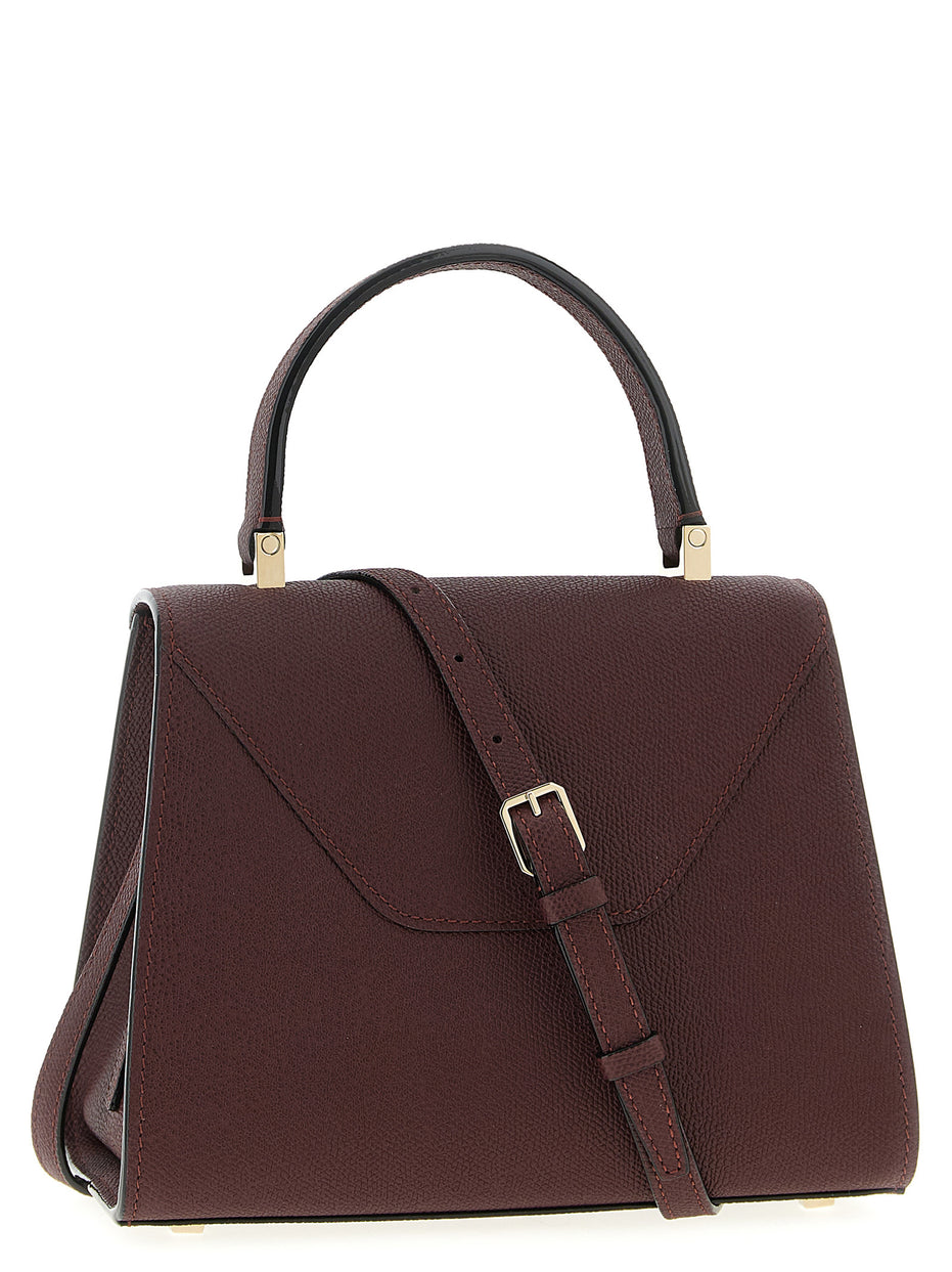 Valextra Bordeaux Calfskin Handbag