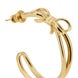 Ferragamo Gold Brass Earrings