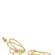 Ferragamo Gold Brass Earrings