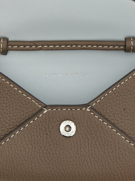 Tory Burch Brown Cowhide Cardholder