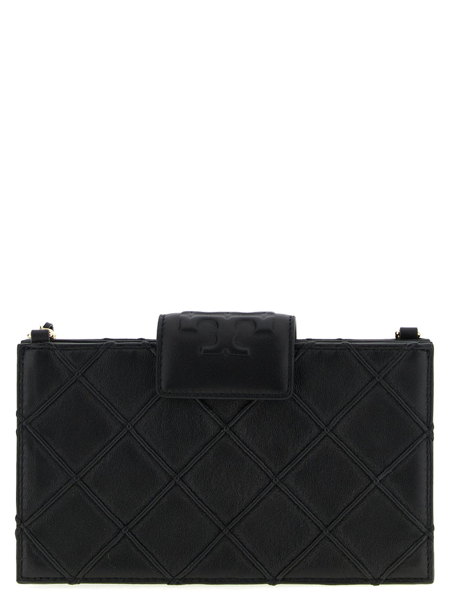 Tory Burch Black Lamb Leather Cardholder