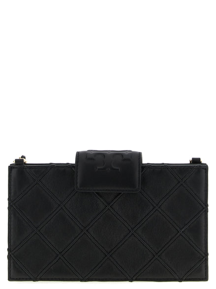Tory Burch Black Lamb Leather Cardholder