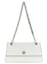 Tory Burch White Lamb Leather Shoulder Bag