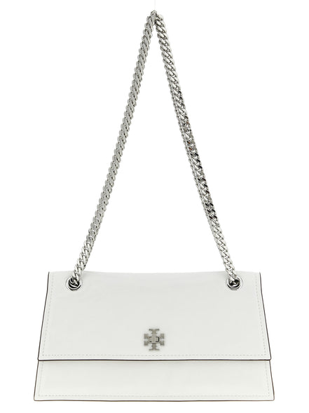 Tory Burch White Lamb Leather Shoulder Bag