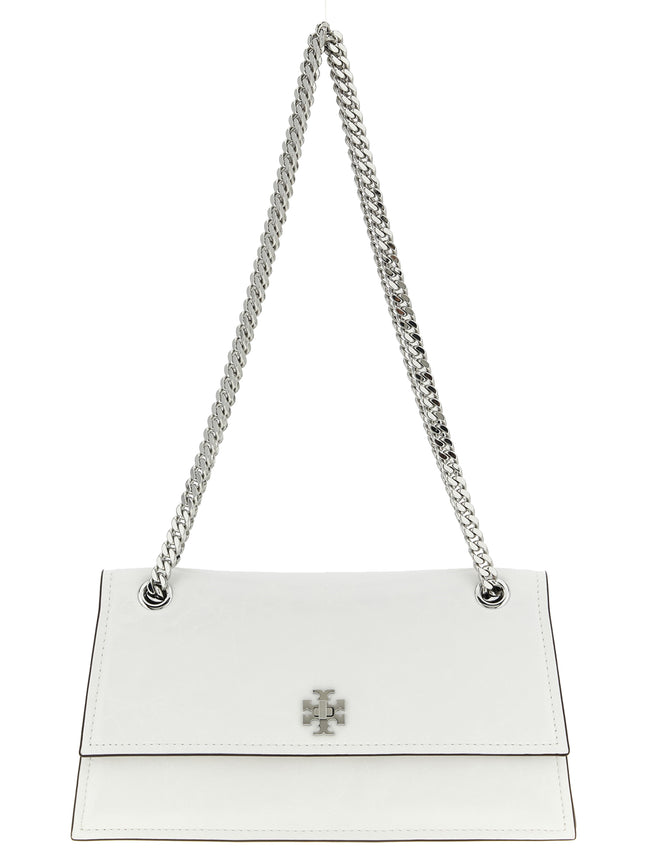 Tory Burch White Lamb Leather Shoulder Bag