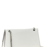 Tory Burch White Lamb Leather Shoulder Bag