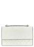 Tory Burch White Goatskin Crossbody Bag
