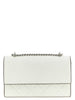 Tory Burch White Goatskin Crossbody Bag