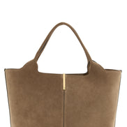 Tod's Beige Calfskin Tote Bag