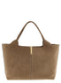Tod's Beige Calfskin Tote Bag