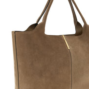 Tod's Beige Calfskin Tote Bag