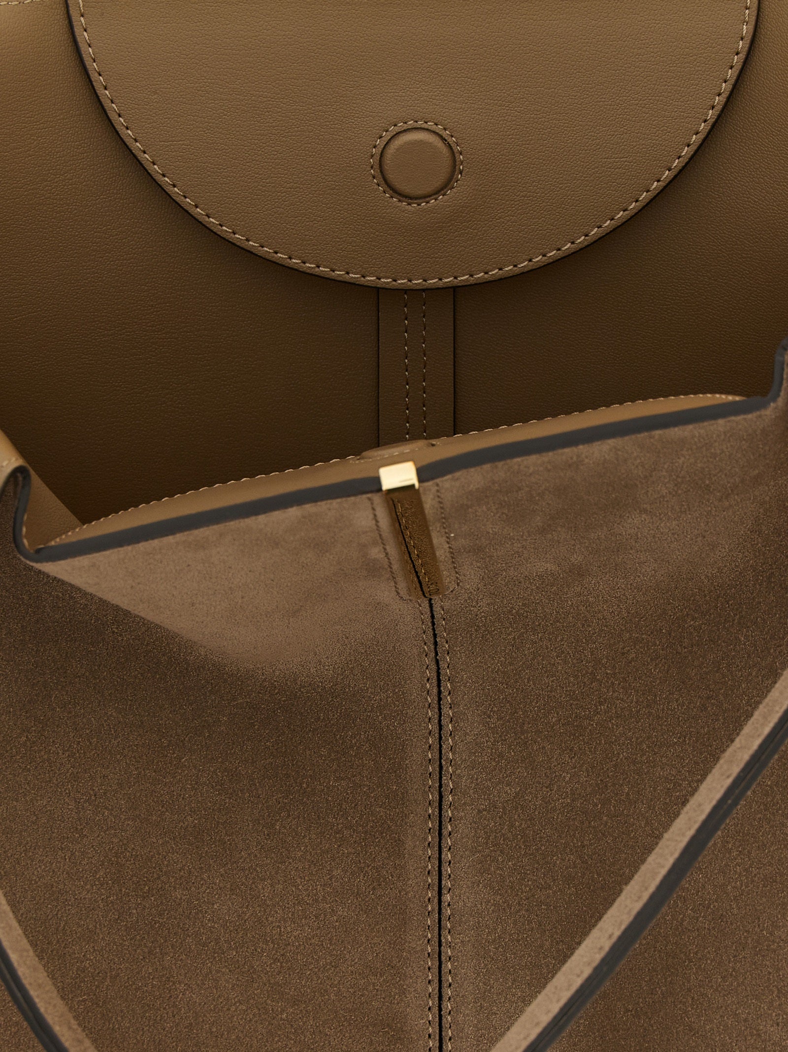 Tod's Beige Calfskin Tote Bag