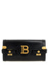 Balmain Black Calfskin Clutch Bag