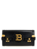 Balmain Black Calfskin Clutch Bag