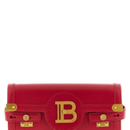 Balmain Fuchsia Calfskin Clutch Bag