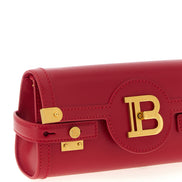 Balmain Fuchsia Calfskin Clutch Bag